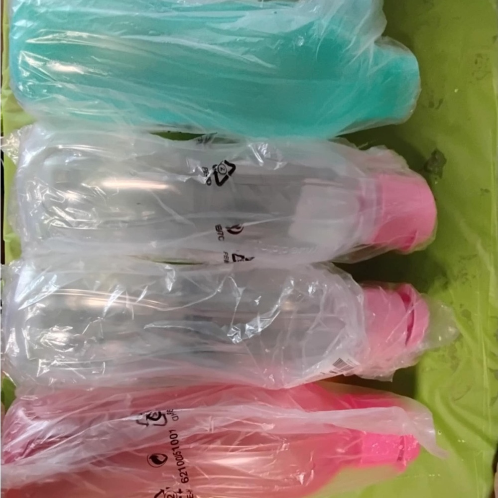 Colorful Plastic Bottles Set